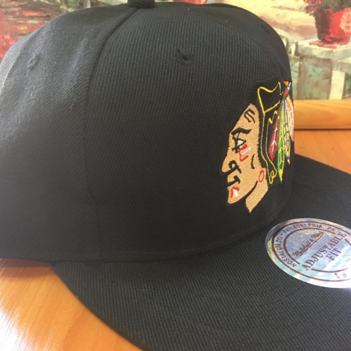 Кепка бейсболка NHL Chicago Black Hawks snapback.Ч