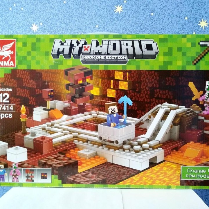 Лего Tenma Майнкрафт My World Подземелье 418 дет