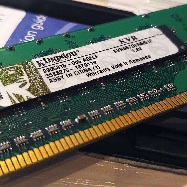 Оперативная память Kingston DDR-2, 512 Mb, dimm