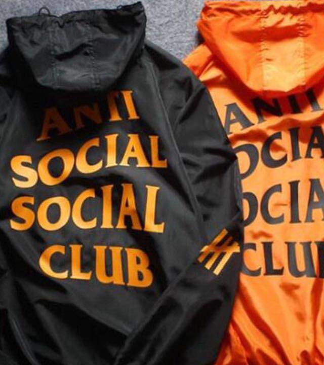Ветровка куртка Anti Social Social Club новая.