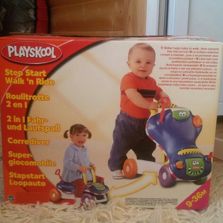 Ходунки-каталка PLAYSKOOL 2 в 1