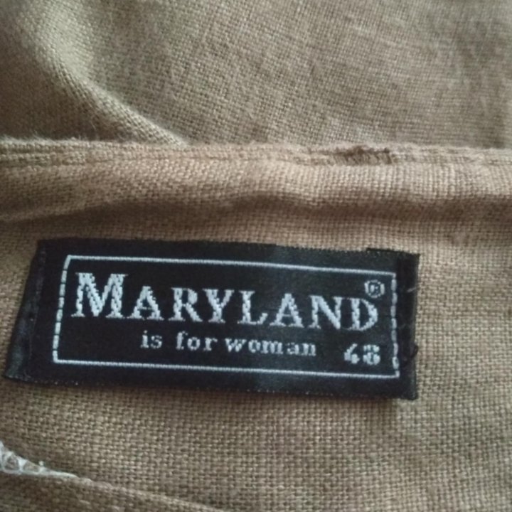 Брюки льняные.