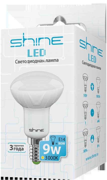 Светодиодная лампа Shine R50 9W E14