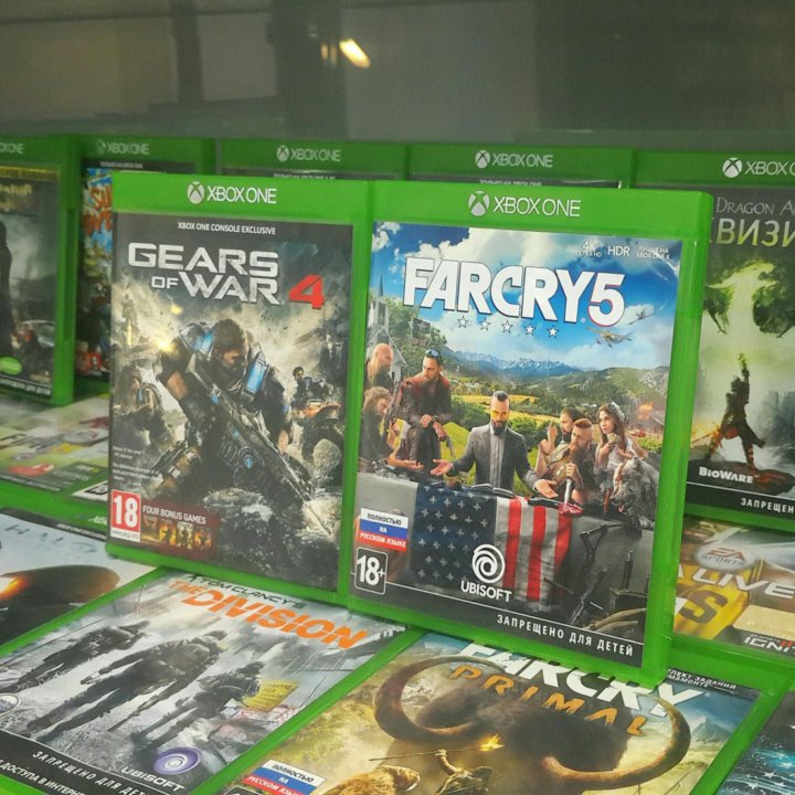 Игры для приставки Xbox One Farcry 5 Gears of war