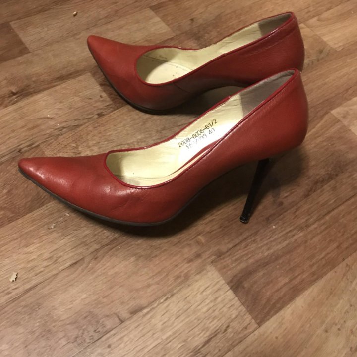 Туфли кожаные