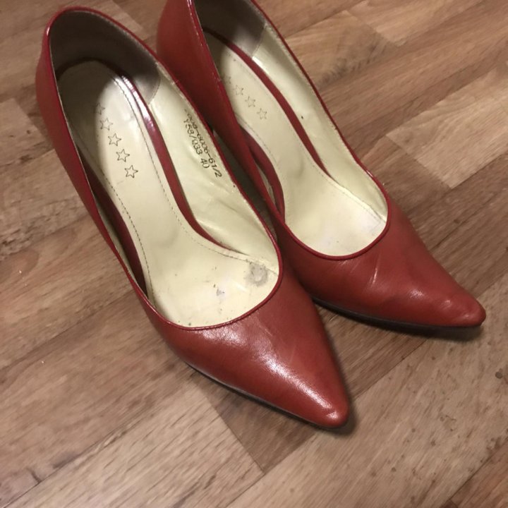 Туфли кожаные