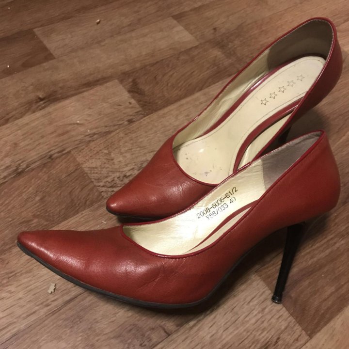 Туфли кожаные