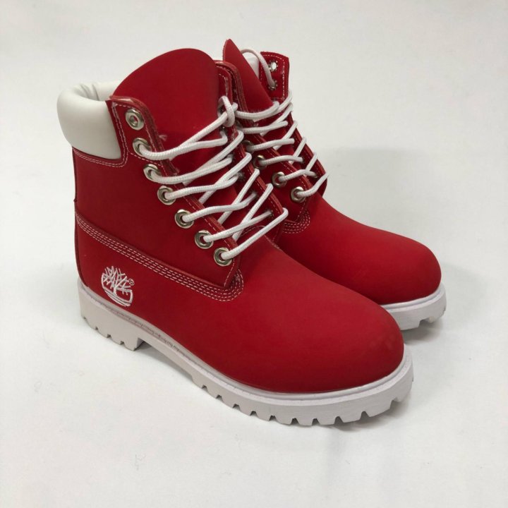 Ботинки Timberland Красные