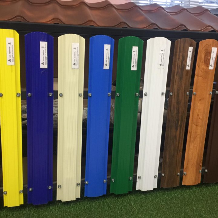 Штакетник металлический