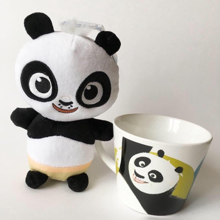 Кунг-фу Панда игрушка с кружкой ????НОВАЯ???? в Москве, цена 1 100 руб ...
