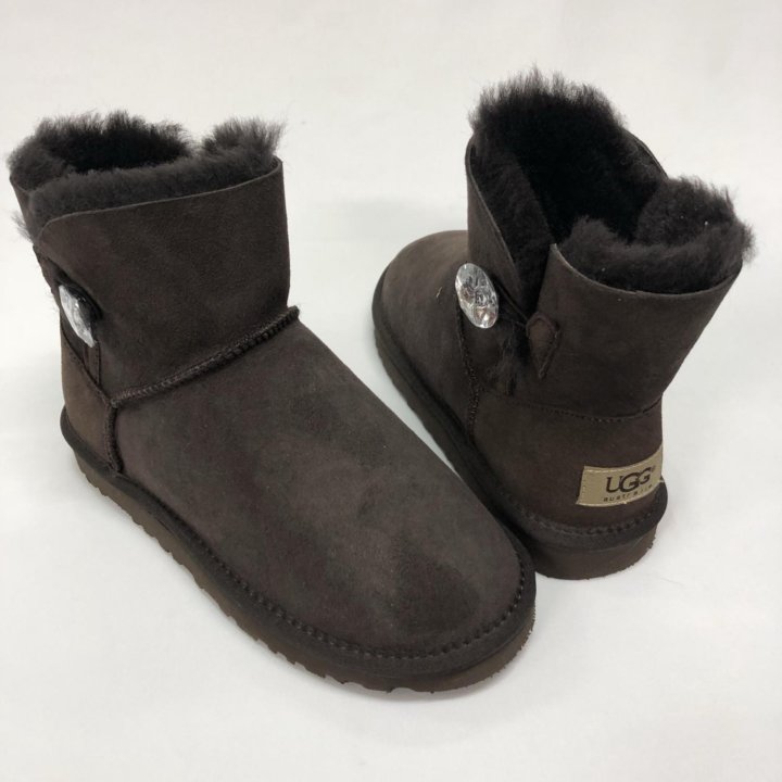 Угги UGG Australia шоколадные с кристаллом