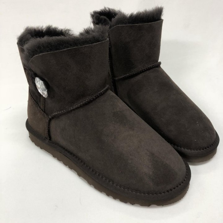 Угги UGG Australia шоколадные с кристаллом