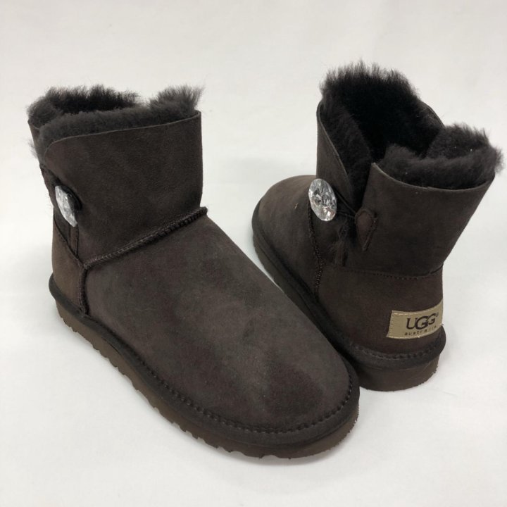 Угги UGG Australia шоколадные с кристаллом