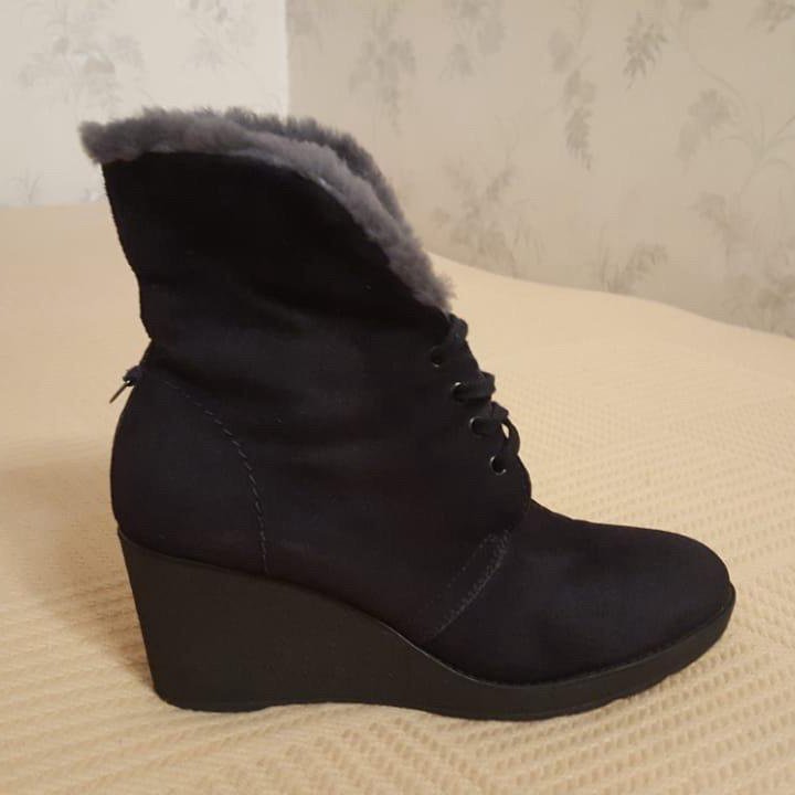 Ботинки Nero Giardini Италия женские зима замша 39