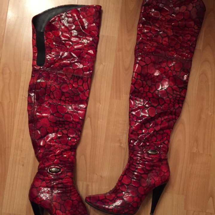 Сапоги ботфорты