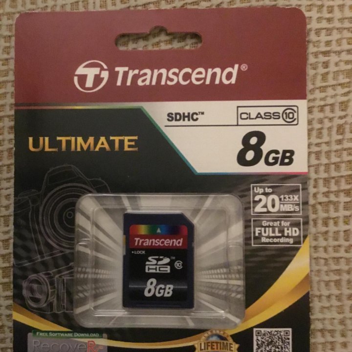 Карта памяти Transcend 8gb ts8gsdhc10