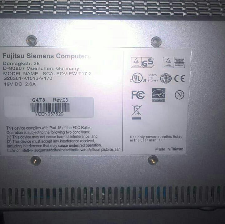 Монитор Fujitsu Siemens T 17-2