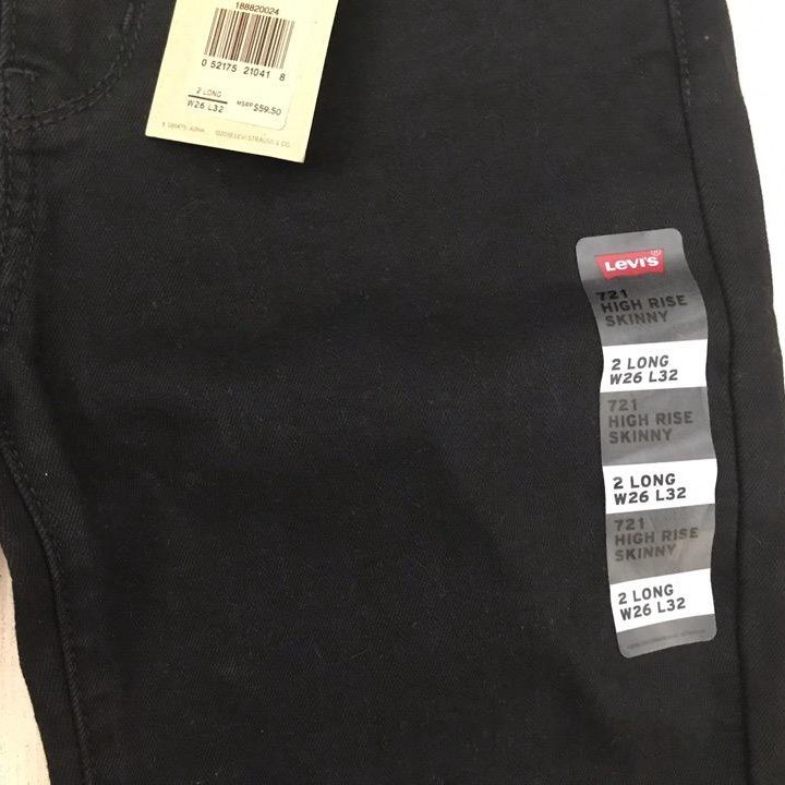 Новые женские джинсы Levi's 721