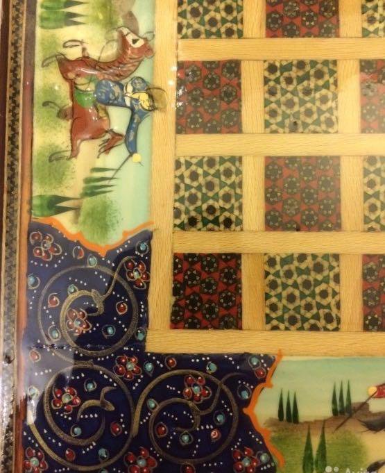 Инкрустация персидская шахматы ручной работы