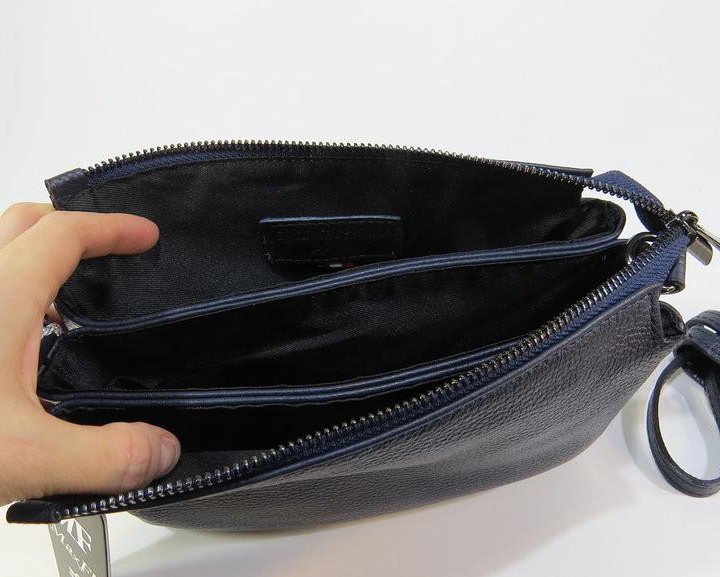 кожаная сумка клатч