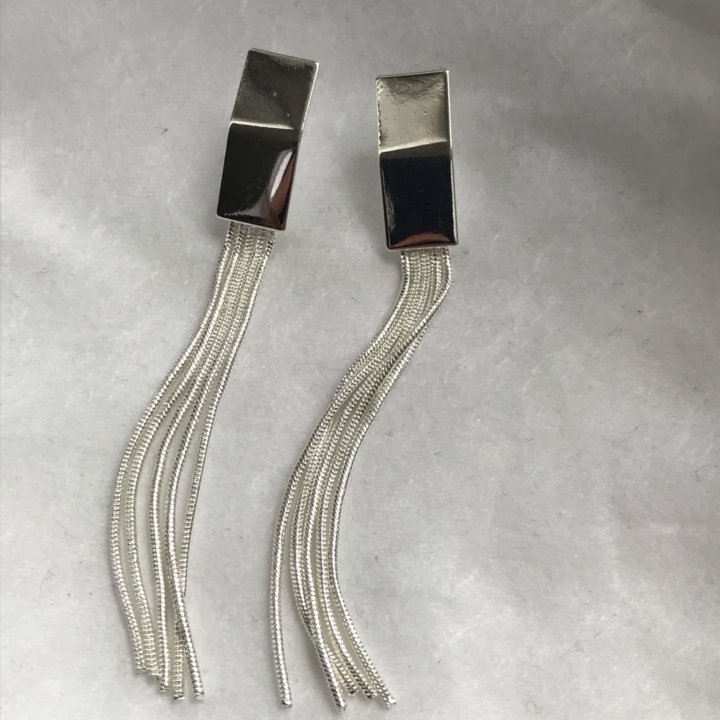 Длинные серьги