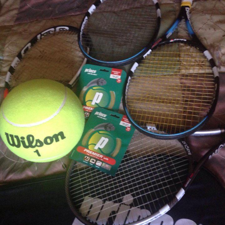 Теннисная ракетка Babolat,мяч ,струны