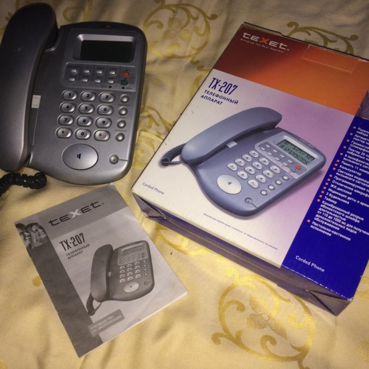 Телефонный аппарат “texet”