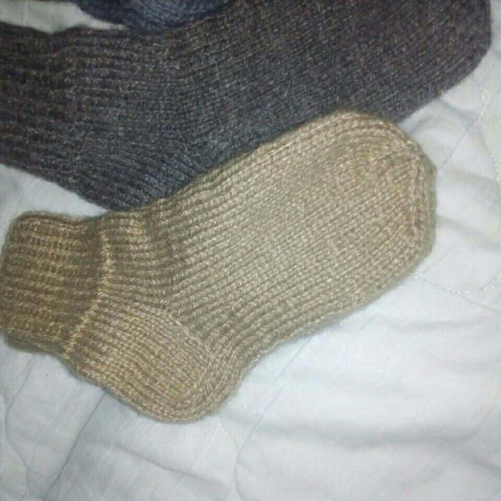 Новые шерстяные носки