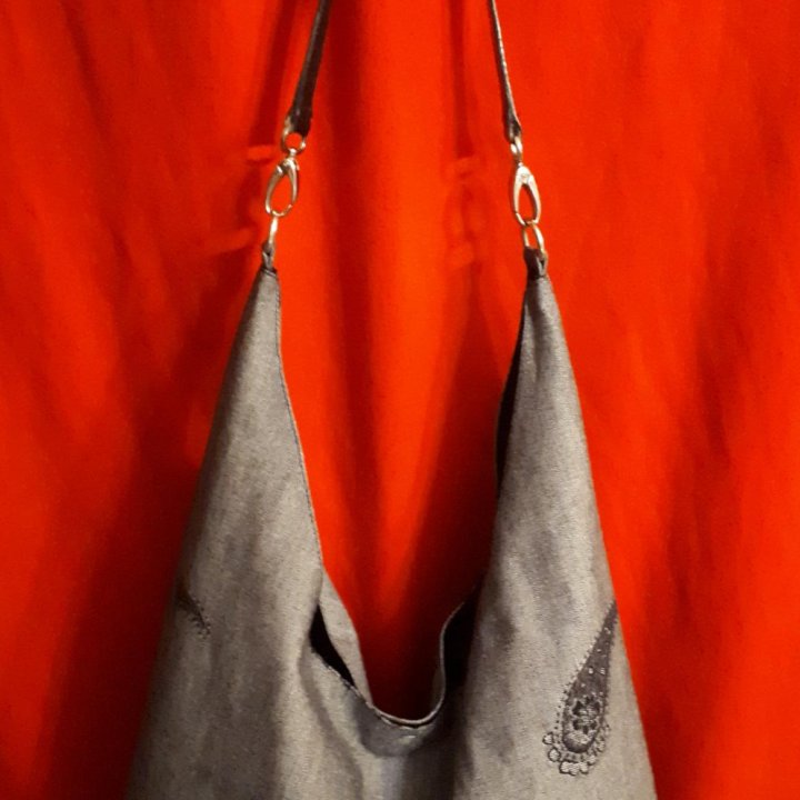 Сумка джинсовая