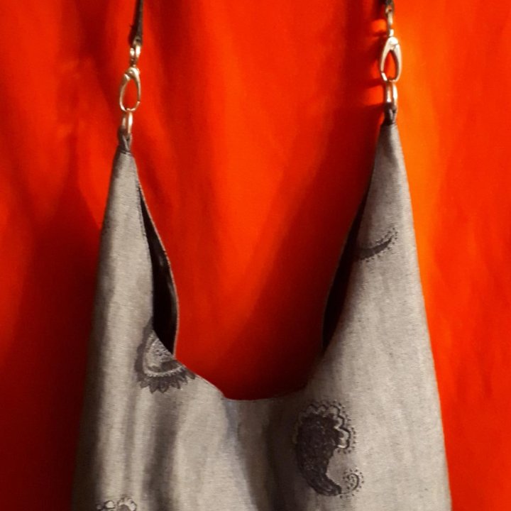 Сумка джинсовая