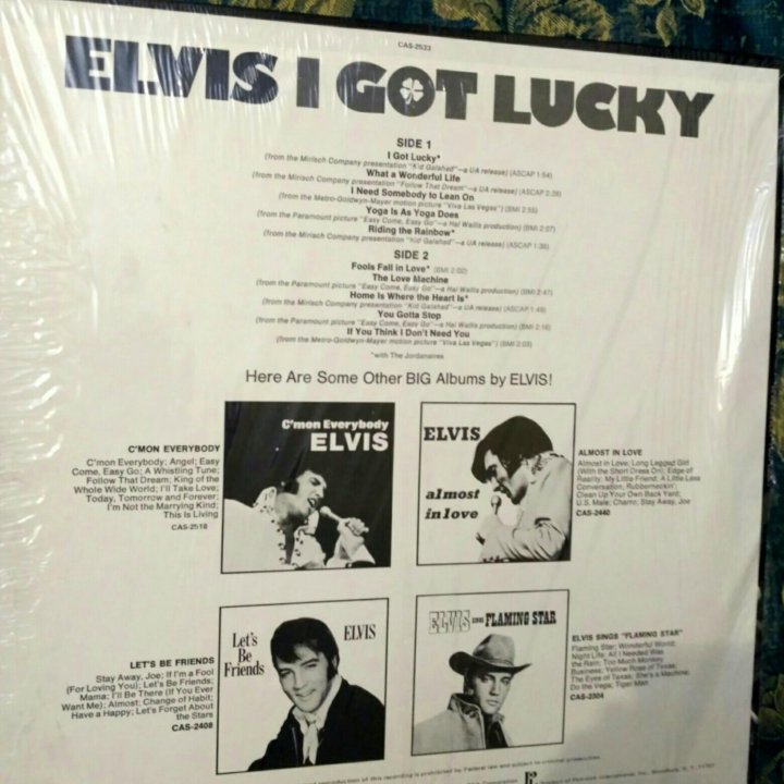 ELVIS I GOT LUCKY