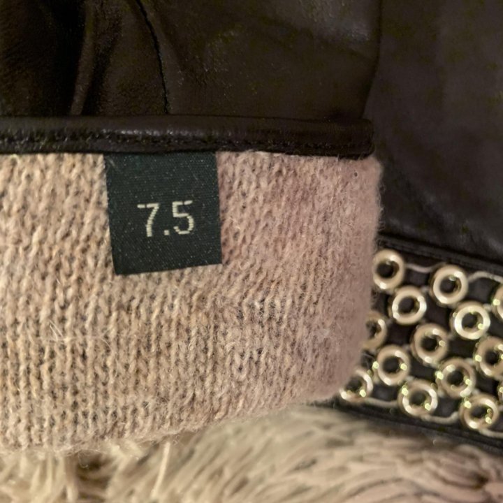 Перчатки кожаные