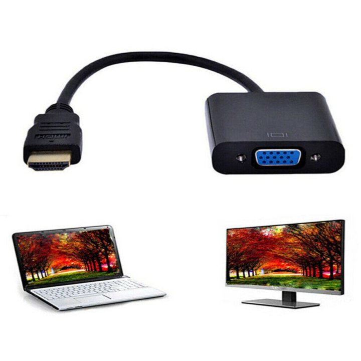 Адаптер Конвертер Переходник HDMI на VGA