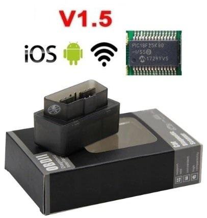 Сканер ELM327 v1.5 Wi-Fi PIC18F25K80 чип для iOS