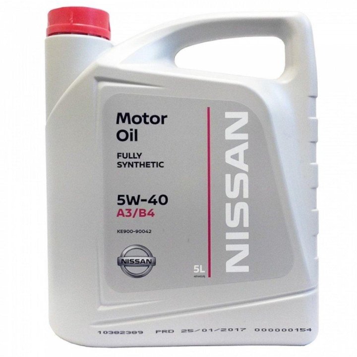 Nissan Motor Oil 5w-40, 5L