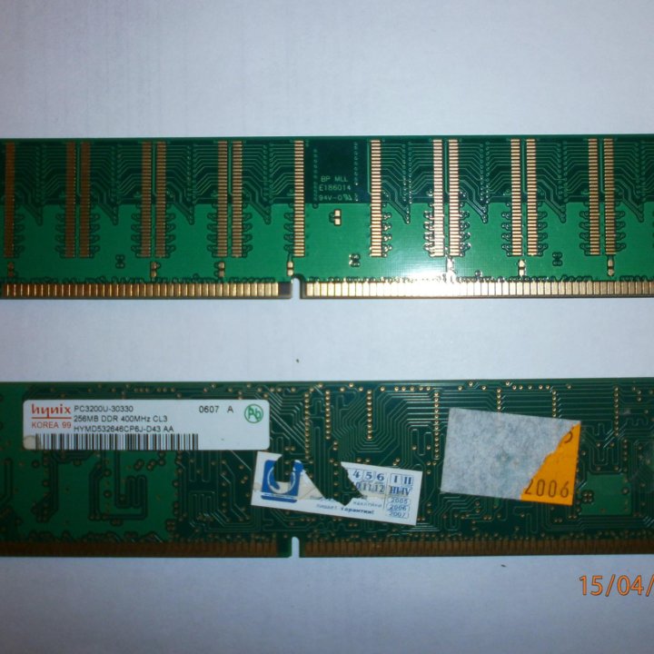 Модуль памяти DDR 256Mb 4шт DDR2 512 kingston 1шт