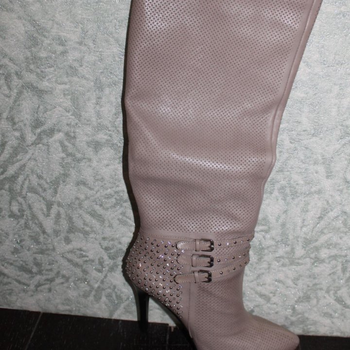 Сапоги кожа