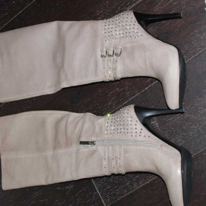 Сапоги кожа