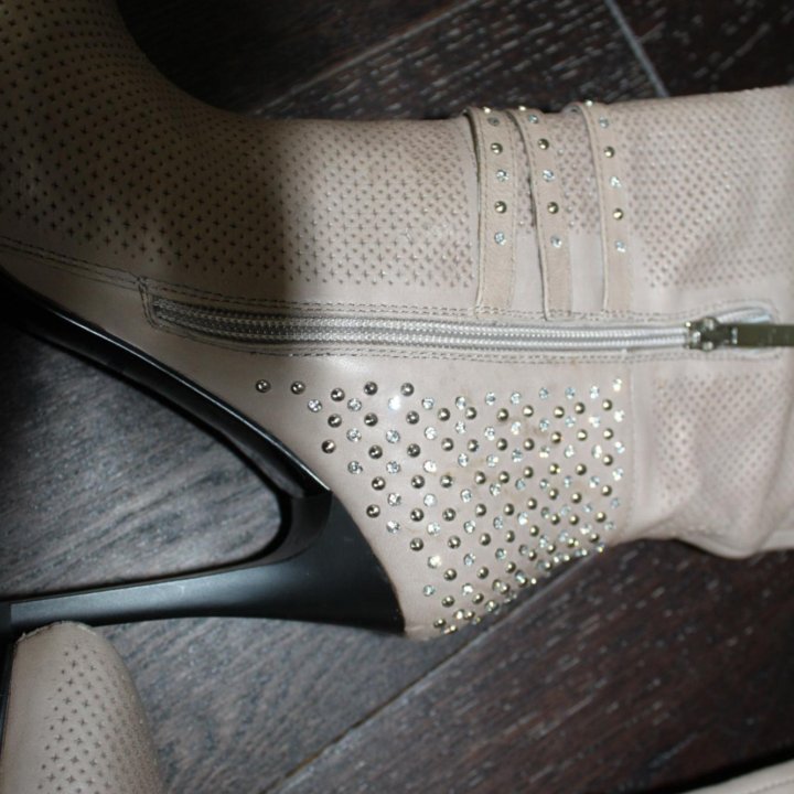 Сапоги кожа