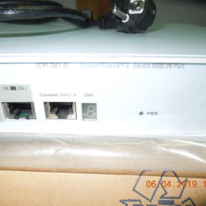 Новый упр.коммутатор 3Com SuperStack 3 Switch 4500