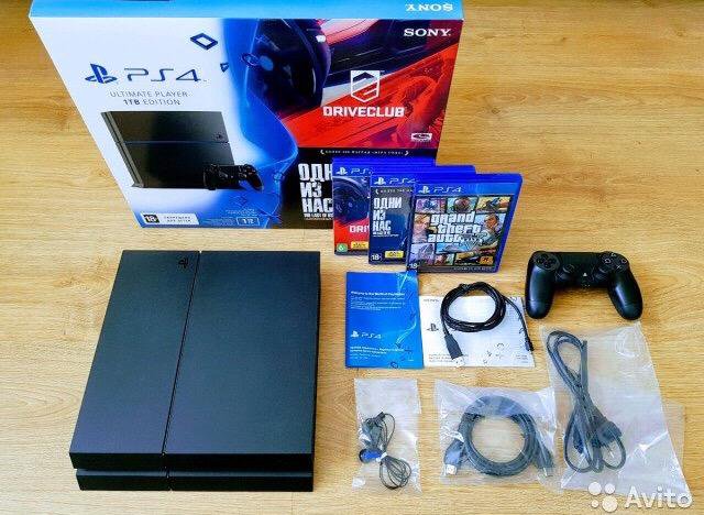 PS4 PlayStation 4 1TB + доставка