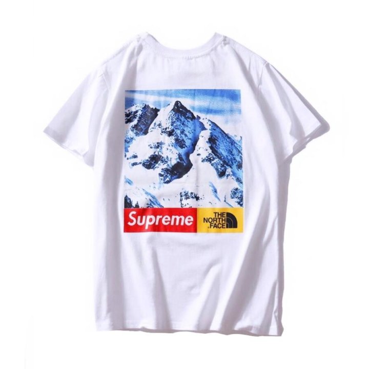 Футболка Supreme × North Face (унисекс) - Новая!