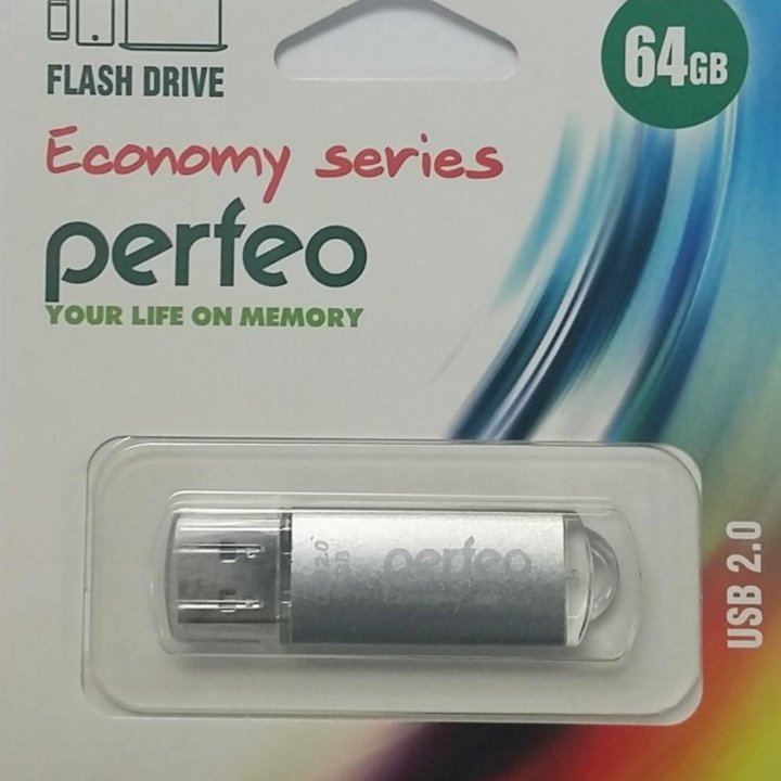 Флешка 64GB Perfeo E01 USB 2.0