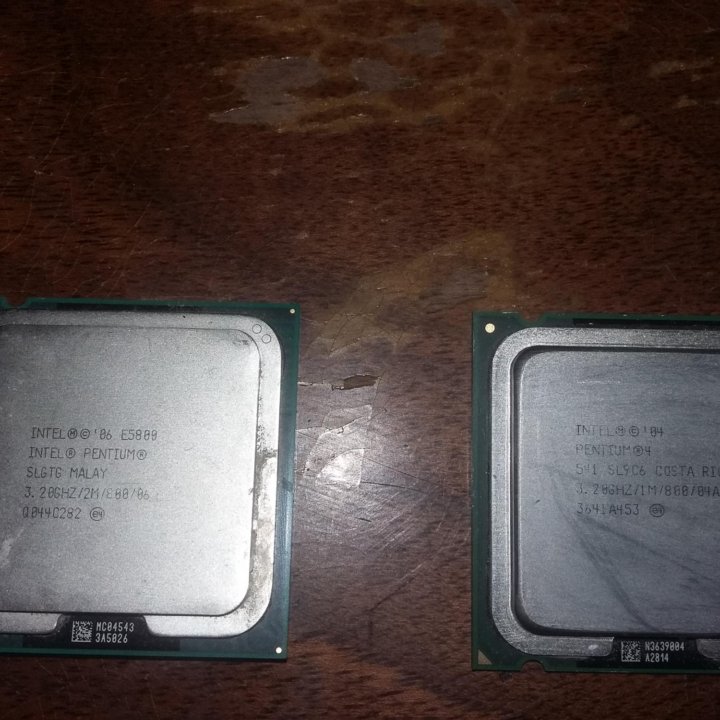 Процессор Core 2 Duo, Pentium 4, Celeron