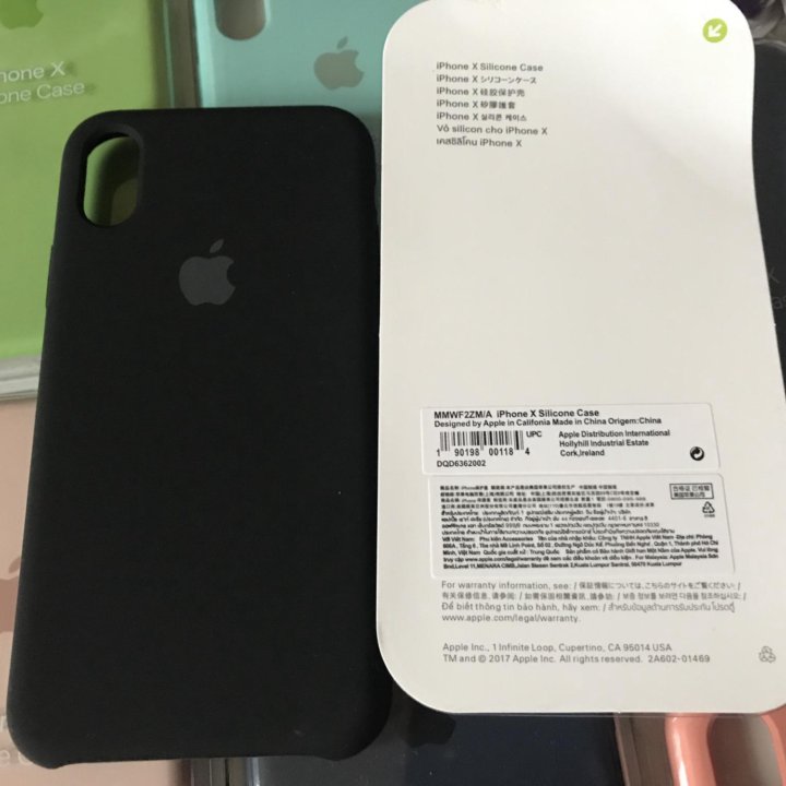 Silicone Case для iPhone X новые