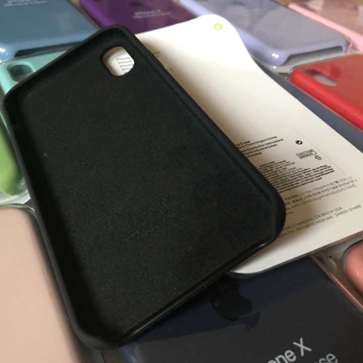 Silicone Case для iPhone X новые