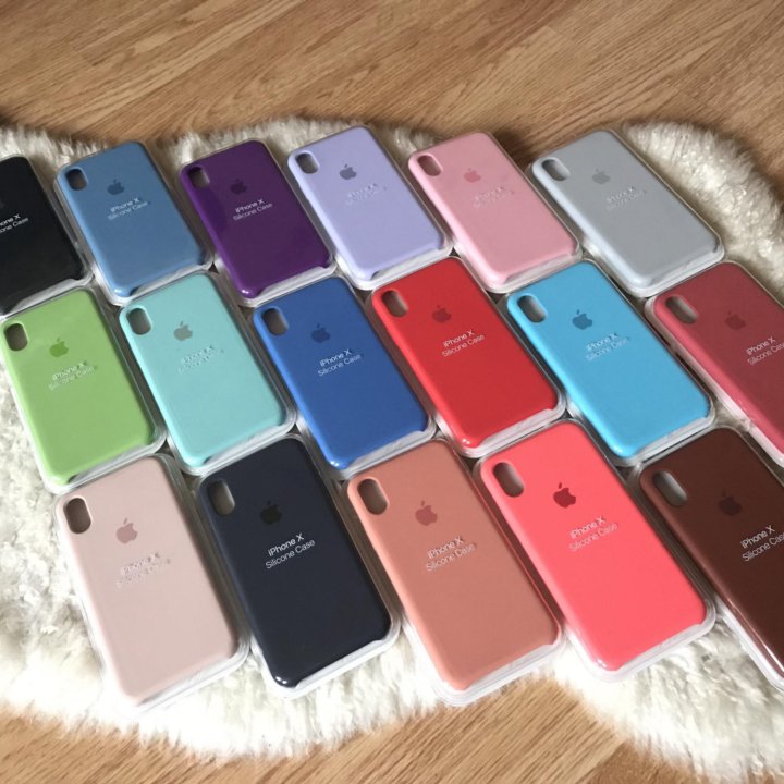 Silicone Case для iPhone X новые