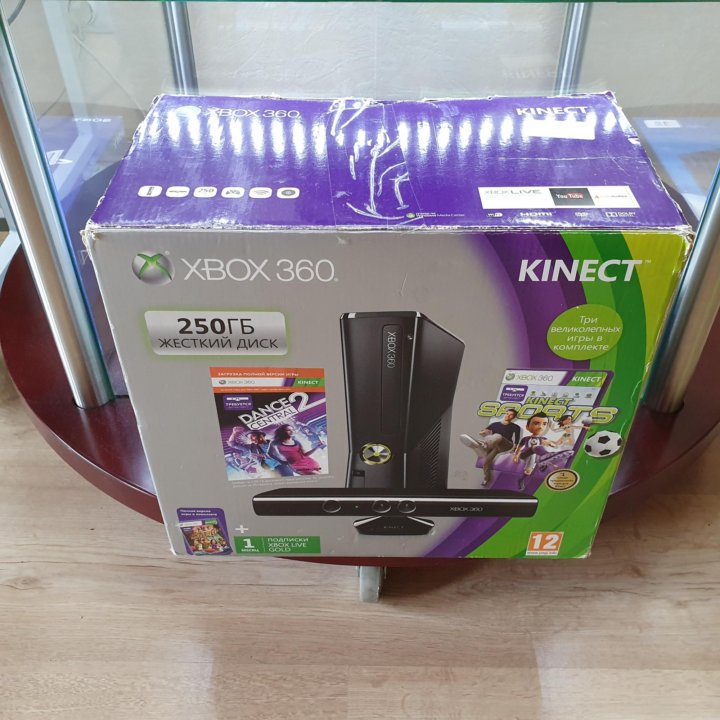 Xbox 360 Slim+5-45 лучших игр в комплекте