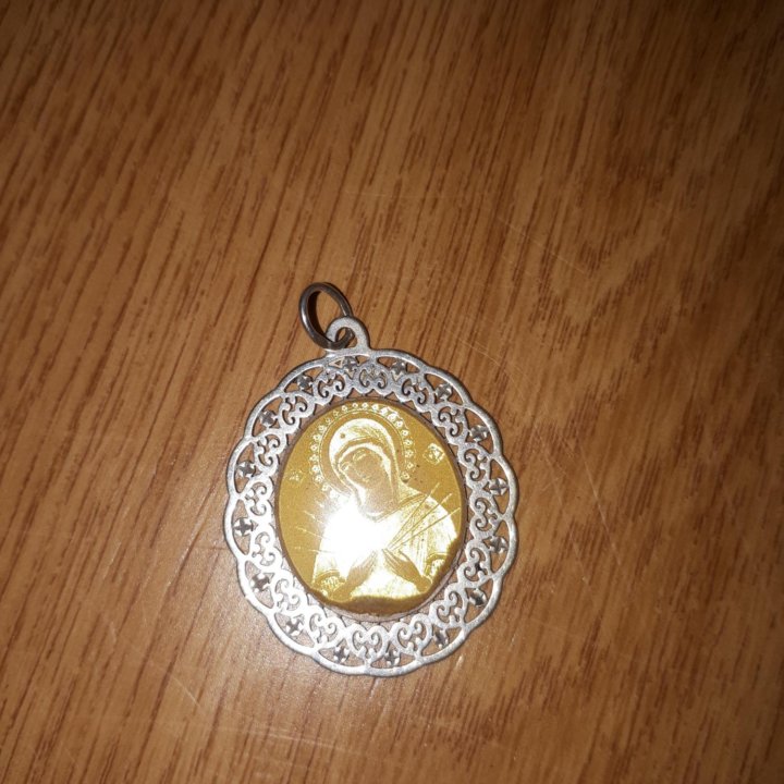 Кулон серебро