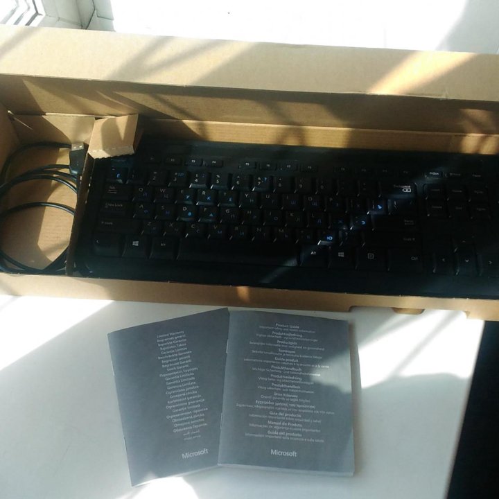 Клавиатура Microsoft Wired Keyboard, б/у.